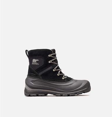 Sorel Buxton Mens Boots Black,Grey - Hiking Boots NZ9365108